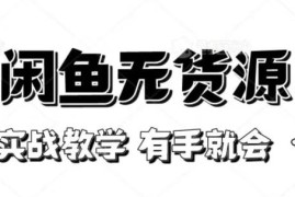 零基础新手闲鱼无货源实战教程 从选品到上架全步骤操作指南