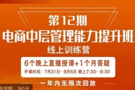 陈少珊电商中层管理能力提升班 面向电商主管及20人内电商老板