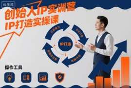创始人IP打造实训营实操课 从账号定位到引流变现全教学