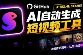 GitHub132k星热门项目 可关键词触发的AI自动短视频生成工具介绍