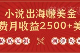 利用ChatGPT搬运国内爽文出海赚稿费 新手可月入2500美金