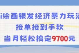 AI绘画结合银发经济冷门玩法 可接商单带货新手易上手月入近万