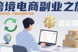 个人运营亚马逊跨境电商教程 打造可自动盈利的副业小生意