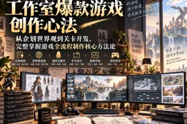 白金工作室爆款游戏创作教程 从企划到关卡全流程制作教学