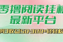 2024最新零撸自动阅读挂机平台操作指南 单部手机即可运行收益稳定
