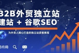B2B外贸独立站建站与谷歌SEO获客全流程实操教程