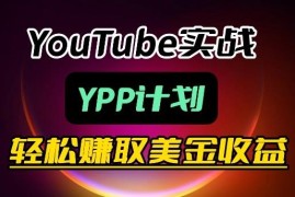 麦子甜YouTube YPP实操课 零基础学海外自媒体变现全流程