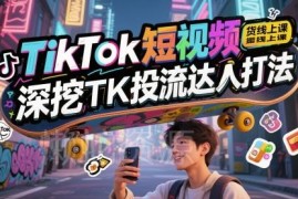TikTok短视频带货系统教程 覆盖投流达人打法及全链路运营