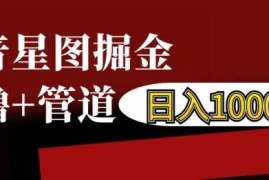 抖音星图掘金项目实操分享 可管道可自营日入千元玩法解析