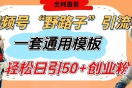 视频号评论区截流实操教程 单号单日引流50+精准创业粉