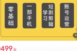 29节萱萱短剧剪辑解说实操班 账号定位到变现全流程教学