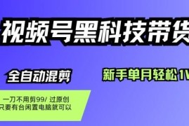 视频号零投入纯搬运带货攻略 新手无基础也能实现月入过万