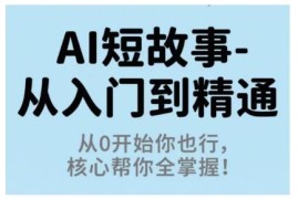 0基础AI短故事写作从入门到精通 全流程核心技巧实操教程