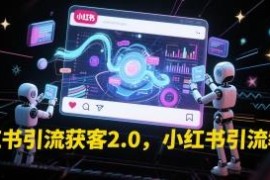 小红书引流获客2.0实操教程 从0到1掌握账号起号运营获客方法