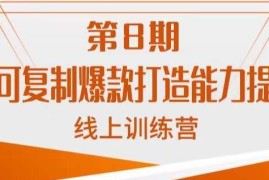 淘系可复制爆款打造能力提升班 标准化打爆款全流程教学