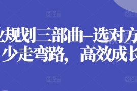 职业规划三部曲实用教程 选对方向少走弯路实现高效成长