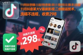 2025年11月抖音大V影视二创合规搬运不违规实操技术教程