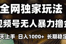 2025年底视频号无人直播撸礼物玩法 小白易上手可批量日入千元