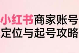 小红书电商全链路实操 从定位到爆单商家起号全流程拆解