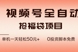 视频号全自动抢福袋脚本玩法详解 零成本单机日赚50+教程