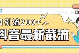 抖音最新截流玩法操作指南 修改头像签名即可日引流200+