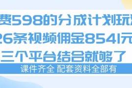 收费1980的猫咪vlog分成计划玩法拆解 新手易上手实操收益参考