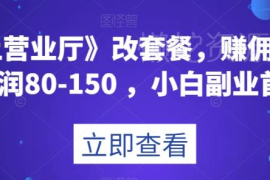 运营商流量卡分销赚佣金攻略 单卡收益80+小白可做副业指南