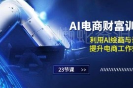 AI电商财富训练营23节系统课 用AI绘画设计提升电商工作效率