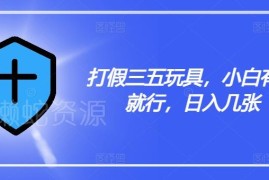 三无玩具打假项目操作教程揭秘 零基础小白即可上手实操