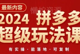 2024拼多多运营实操课程 直通车优化降推广成本实现扭亏为盈