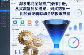 2026淘系电商全站推广操作指南 经营逻辑驱动从买流量到盈利放量