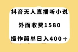 抖音无人直播听小说赚钱教程 番茄畅听拉新实操玩法分享