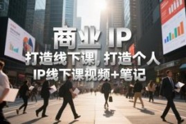 2025商业IP打造线下课学习资料 含配套视频课件及实操笔记