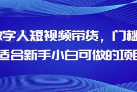 AI数字人短视频带货项目全拆解 低门槛适合新手小白操作