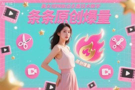 美女视频搬运去重技术教学 助力产出原创爆量内容实现变现