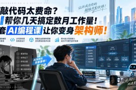 中英双语字幕AI智能体编程课程 学会AI辅助开发大幅提升工作效率