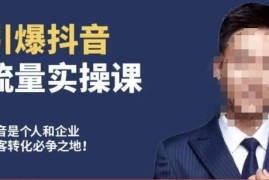 博商南小尧抖音流量实操课 手把手教你从0到1打造爆款抖音账号