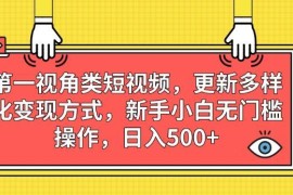 开车第一视角短视频变现方法拆解 新手无门槛可操作实用教程