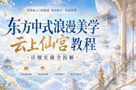 AI制作中式浪漫云上仙宫视频 零基础实操全流程拆解教程
