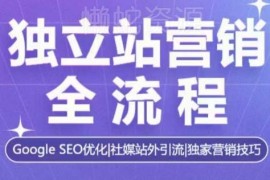 独立站营销全流程指南 Google SEO优化与社媒站外引流技巧