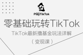 2024零基础TikTok变现系统课程 最新撸基金玩法实操全解析