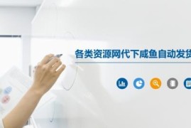 知识付费资源网代下+闲鱼自动发货 虚拟副业实操玩法教程