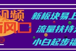中视频全新扶持板块玩法详解 零基础小白入门实操指南