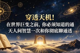 世界巨变前夕普通人应对策略 华夏儿女家国与个人布局指南