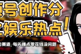 视频号娱乐热点创作分成赛道解析 小白上手可赚零花钱