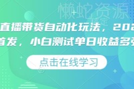 2025视频号直播带货自动化玩法 无真人托管实操攻略
