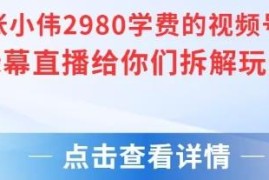 价值2980元付费视频号绿幕直播玩法拆解 含搭建实操素材