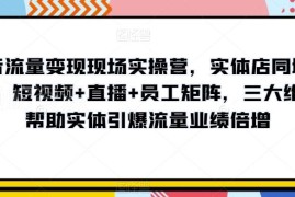 实体店抖音同城获客实操营 短视频直播矩阵运营全攻略
