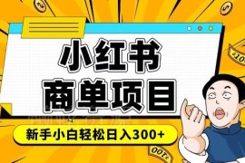 小红书千粉商单变现项目玩法 矩阵运营可实现月入6-8k