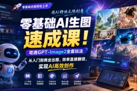 零基础GPT-Image2 AI生图教程 从入门到商业出图全流程教学